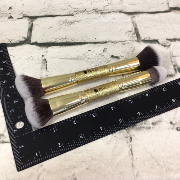 Ducare Makeup Brushes Duo End Foundation Powder Buffer and Contour Synthetic - Picture 8 of 8